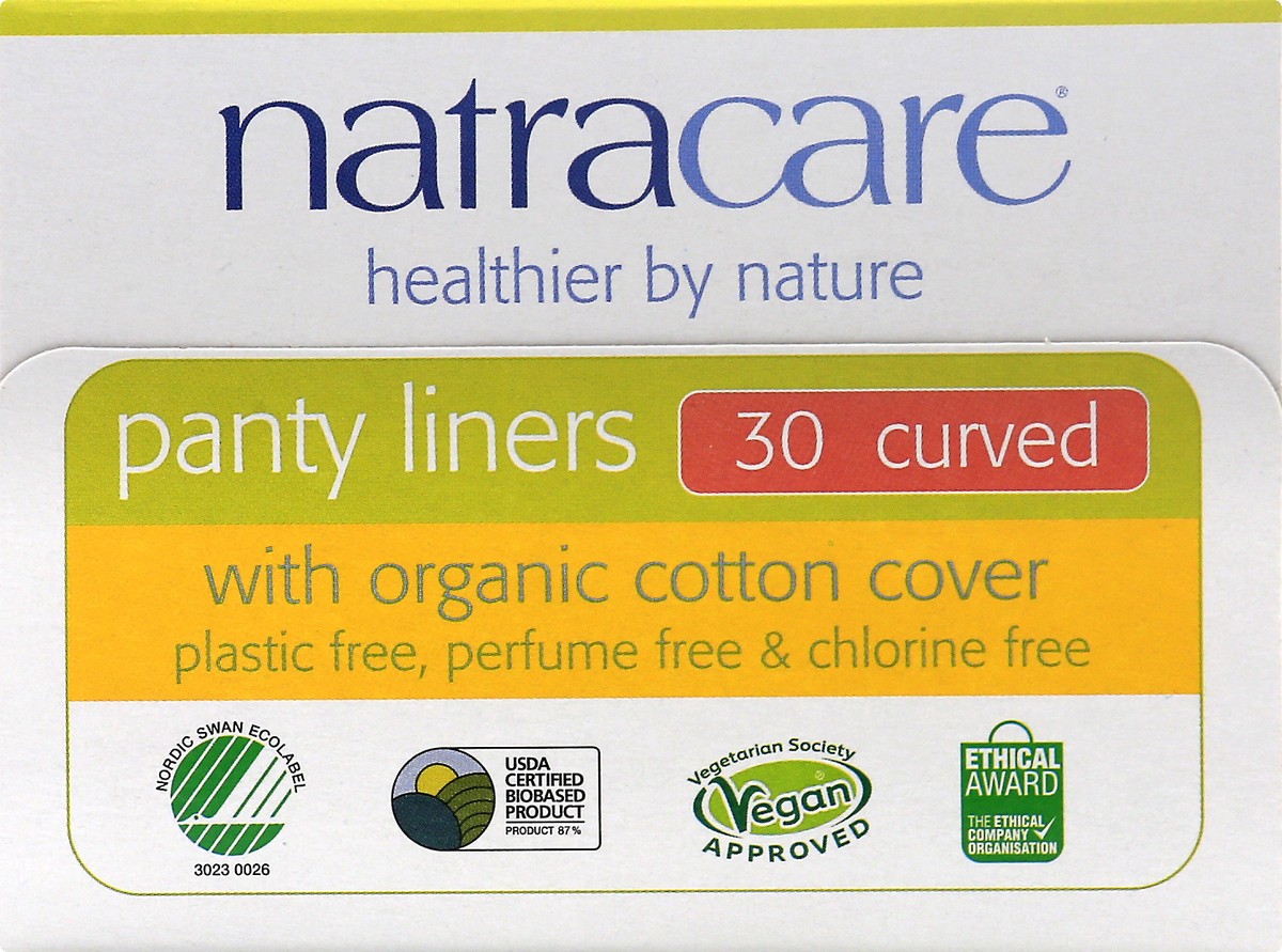 slide 5 of 11, Natracare Panty Shields Curved, 30 ct