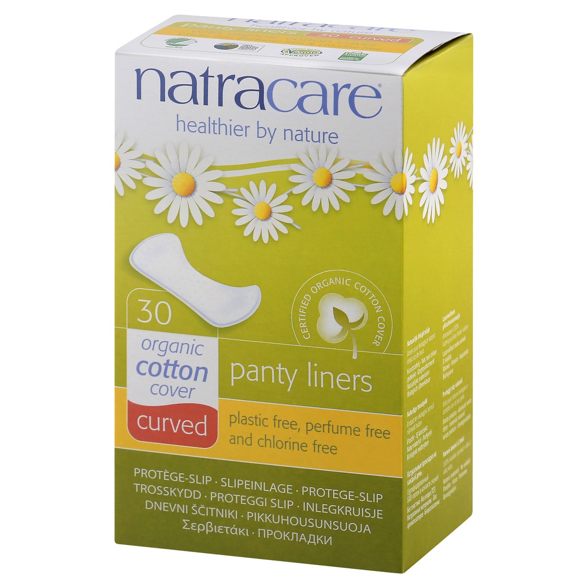 slide 9 of 11, Natracare Panty Shields Curved, 30 ct