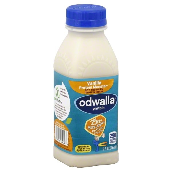 slide 1 of 4, Odwalla Protein Shake, Soy and Dairy, Vanilla Protein Monster, 12 oz