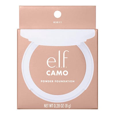 slide 1 of 1, e.l.f. Camo Powder Foundation - Light 205N, 0.28 oz