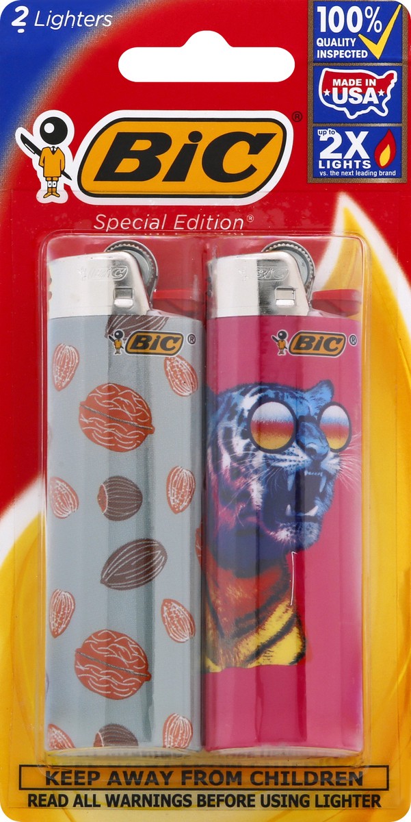 slide 4 of 8, BIC Big Lighter Special Edition, 2 ct