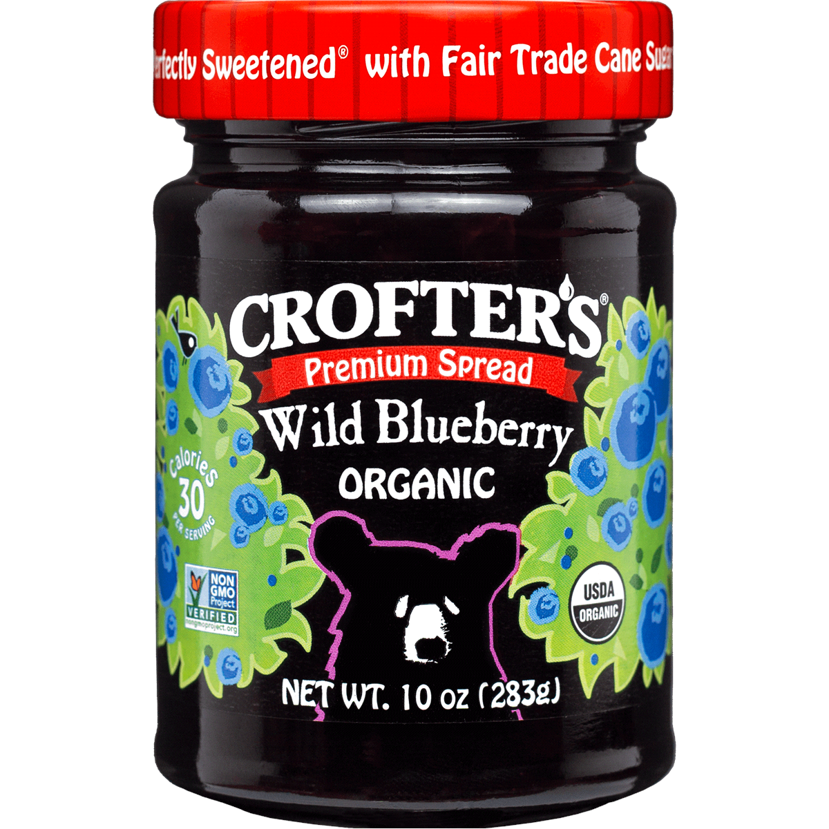 slide 1 of 1, Crofter's Organic Wild Blueberry Premium Spread, 10 oz