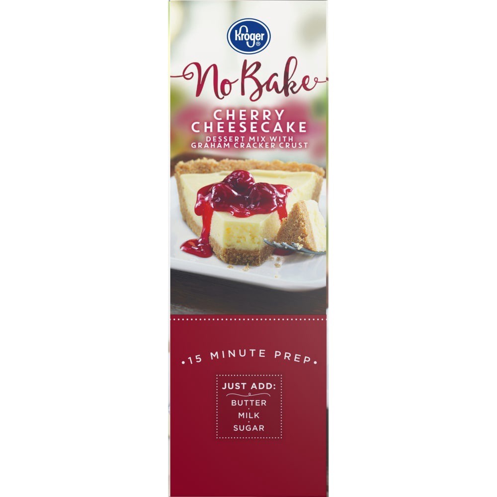 slide 5 of 5, Kroger No Bake Cherry Cheesecake Dessert Mix, 17.8 oz