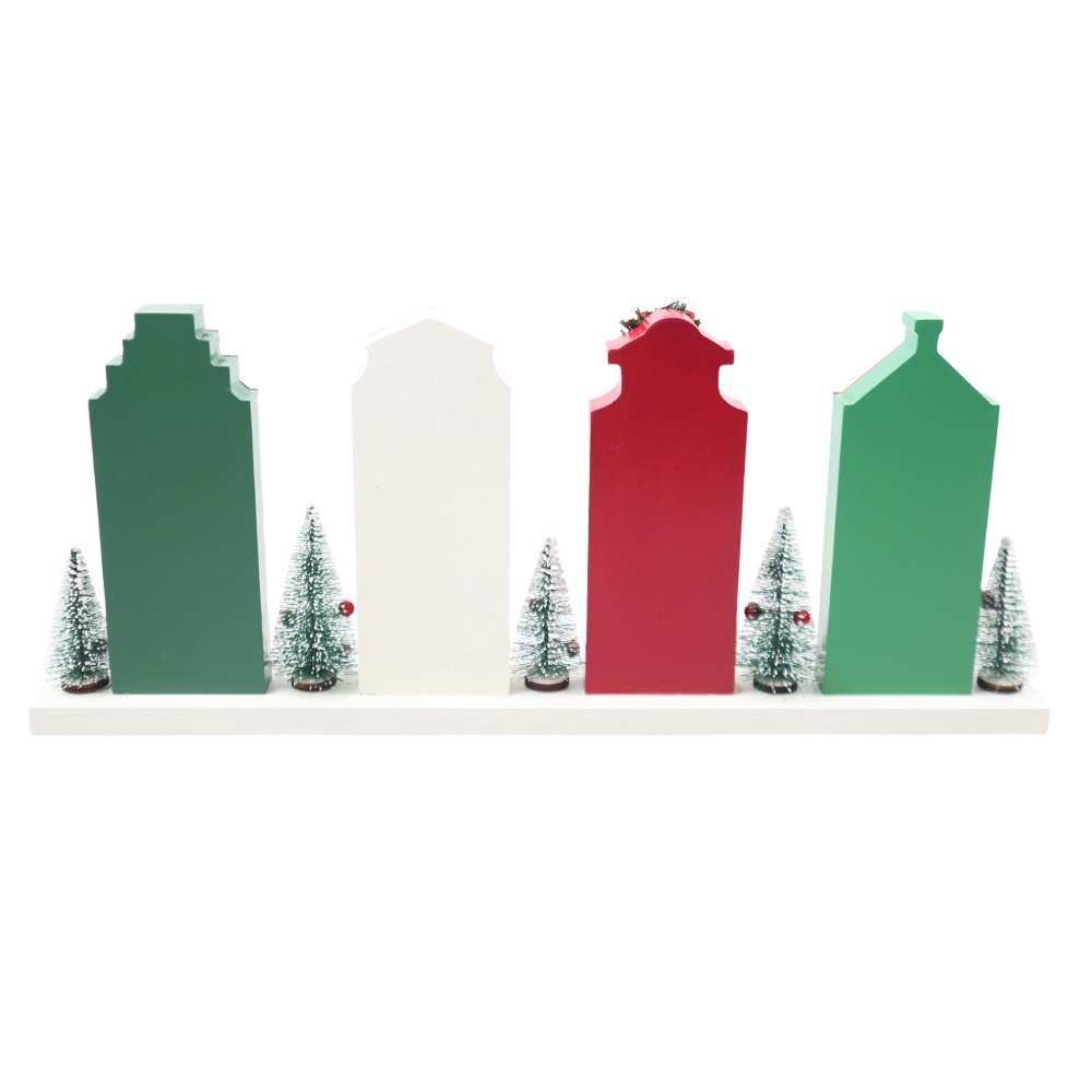slide 2 of 3, 18.75" Holiday Houses Tabletop Decor By Ashland, 18.75 in
