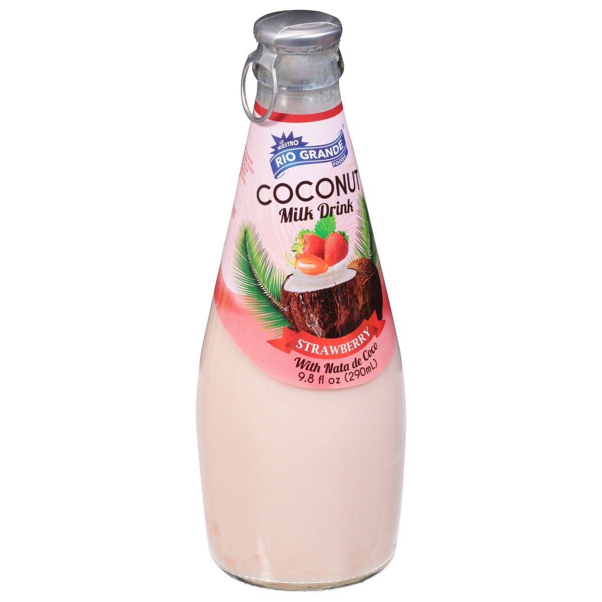 slide 4 of 9, Rio Grande Strawberry Coconut Milk Drink with Nata De Coco 9.8 fl oz, 9.8 fl oz