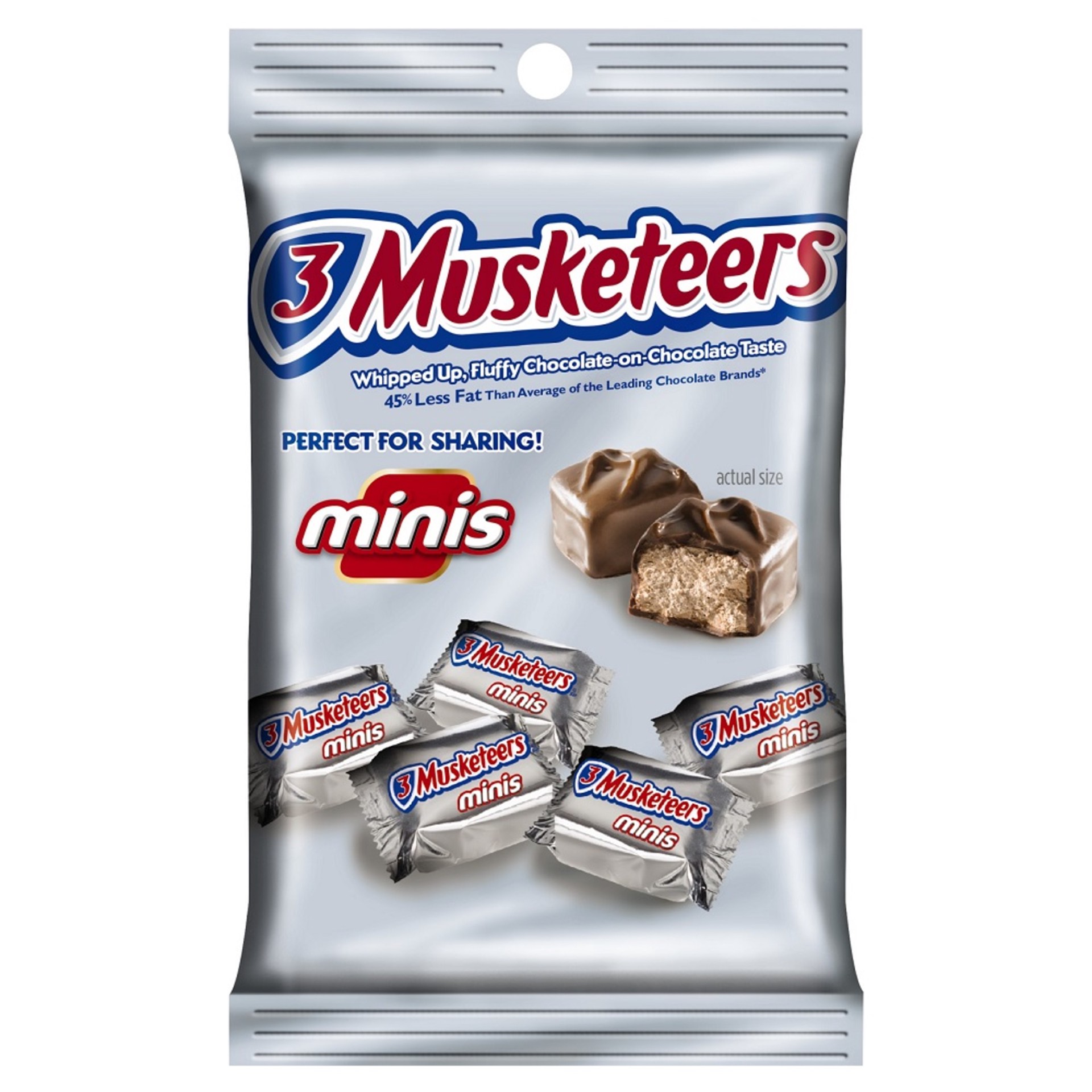 slide 1 of 1, 3 MUSKETEERS Musketeers Minis Bag, 2.9 oz