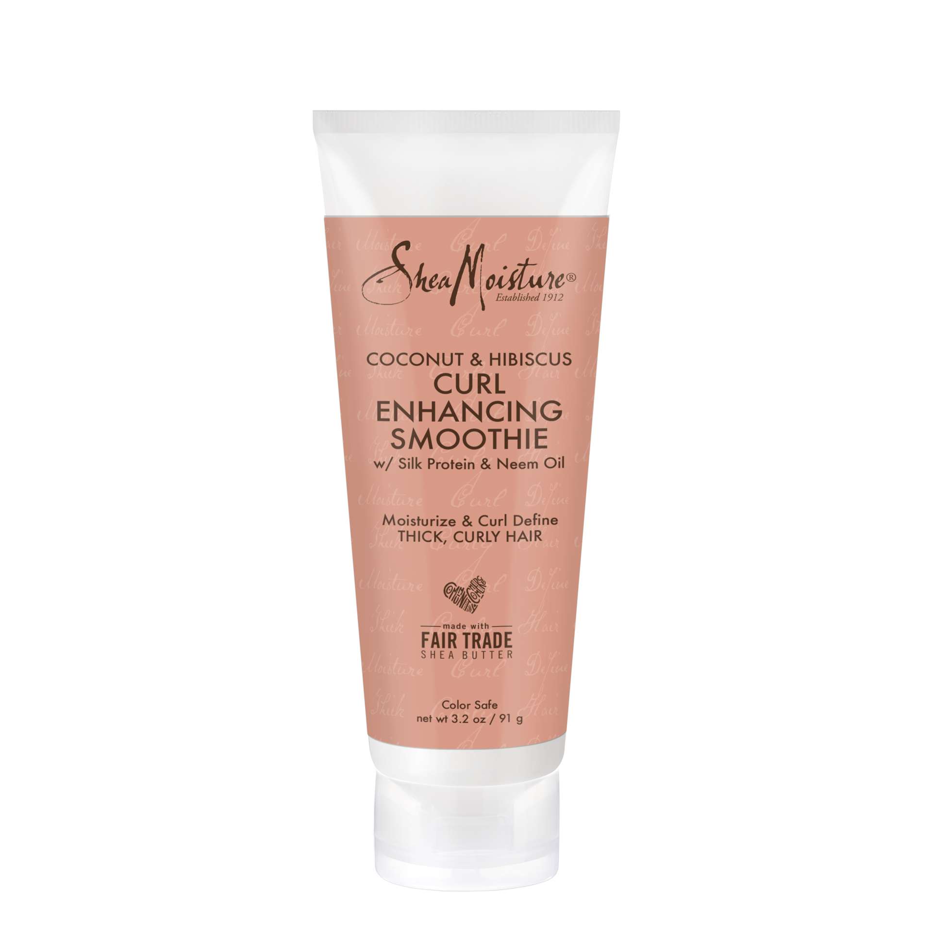 slide 1 of 3, SheaMoisture Coconut & Hibiscus Curl Enhancing Smoothie, 3.2 oz, 3.2 oz