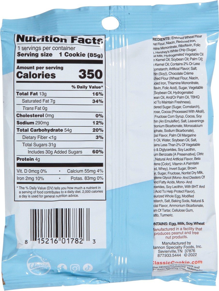 slide 13 of 14, Classic Soft Baked Cookies n' Creme Cookie 3 oz, 3 oz