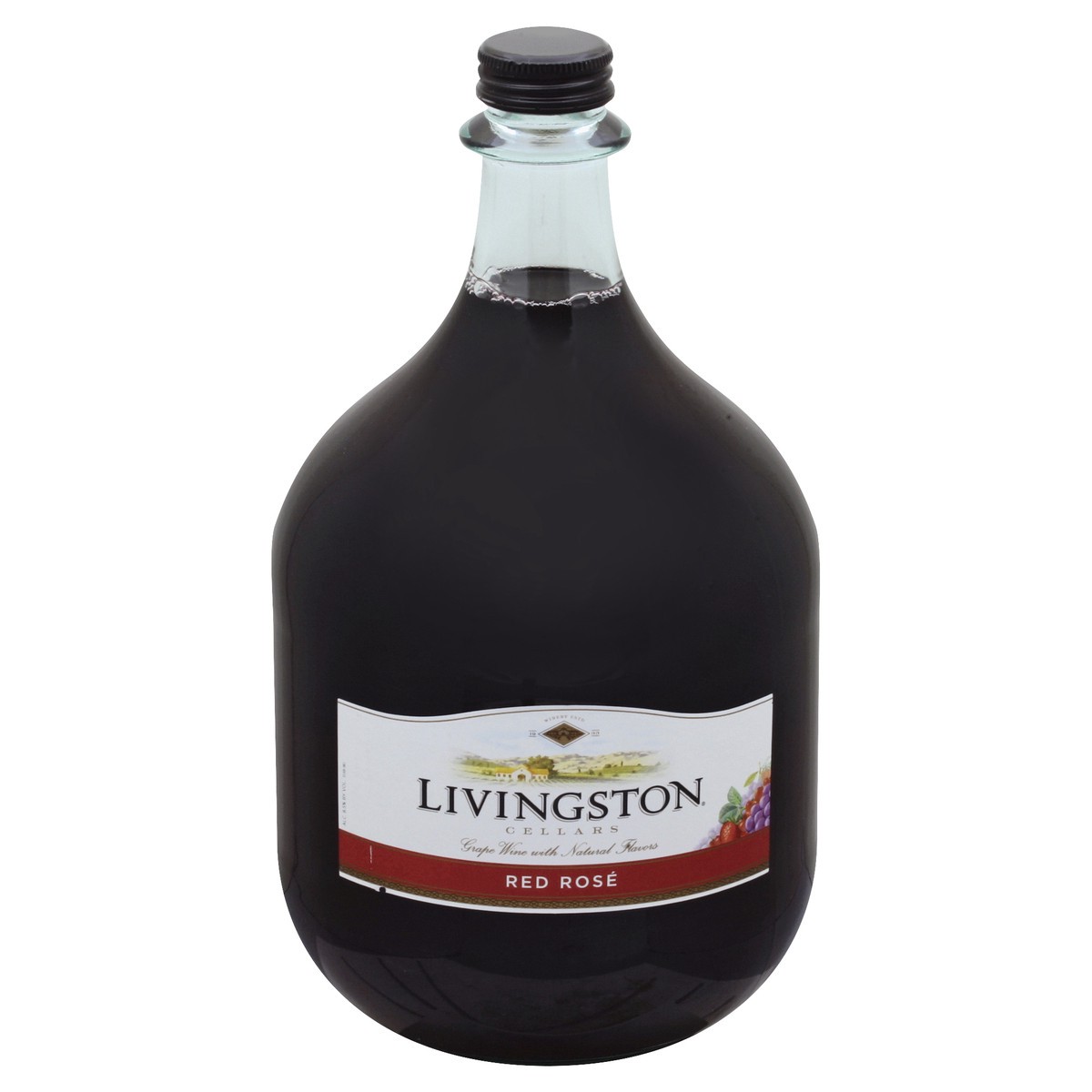 slide 5 of 5, Livingston Red Rose 3 lt, 3 liter