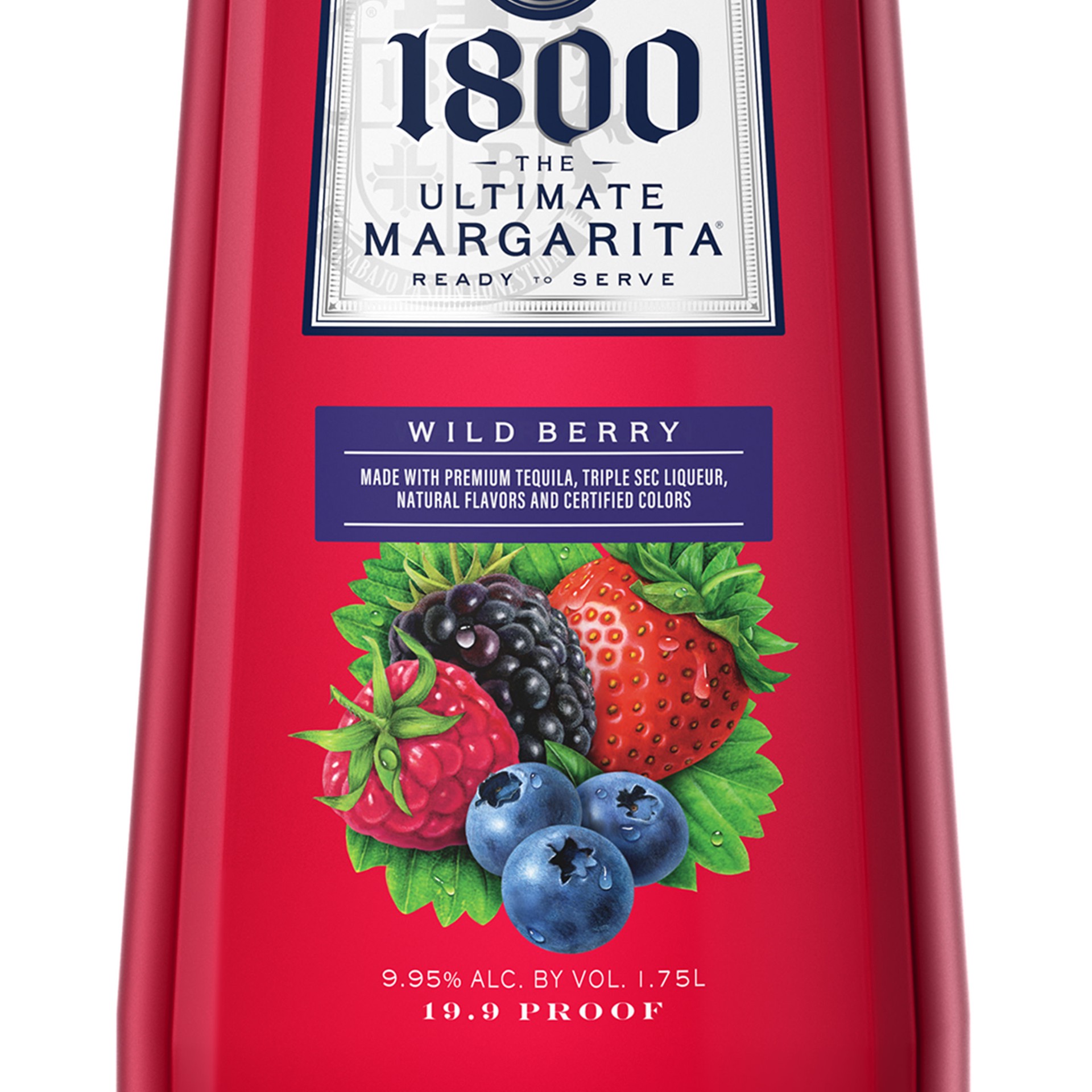 slide 4 of 6, 1800 The Ultimate Wild Berry Margarita 1.75 l, 1.75 liter