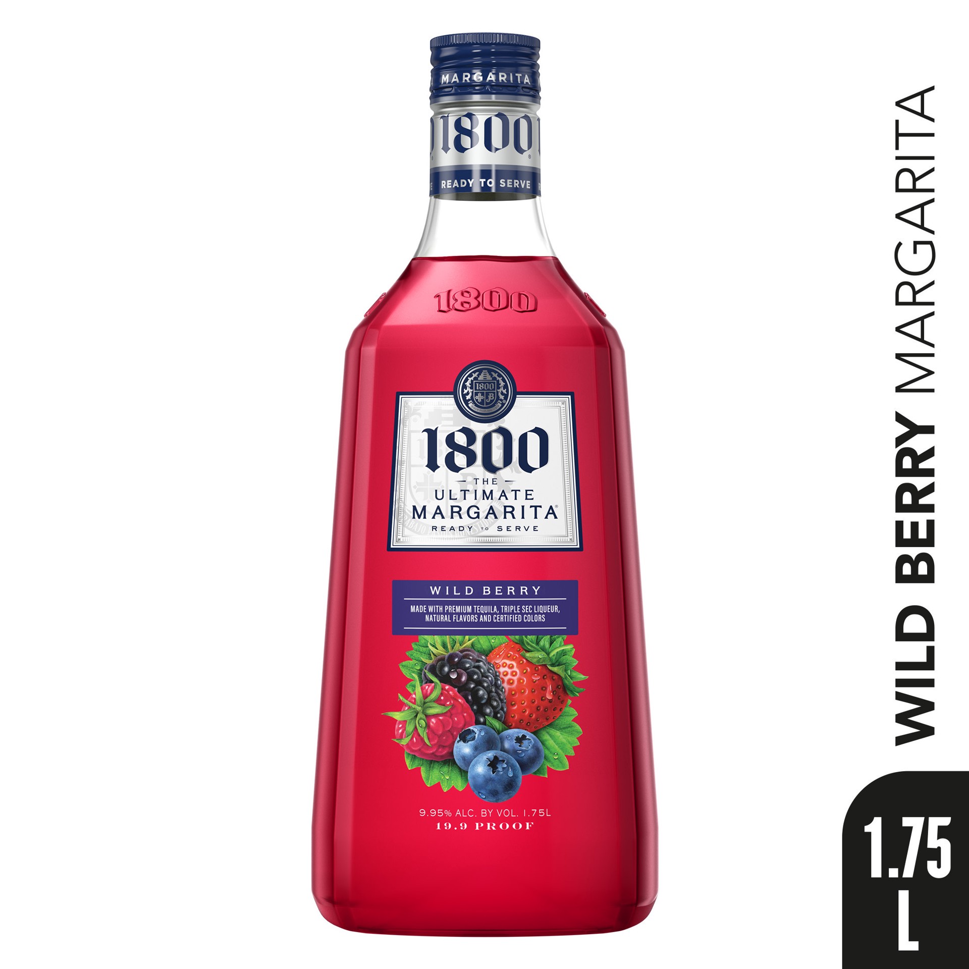 slide 5 of 6, 1800 The Ultimate Wild Berry Margarita 1.75 l, 1.75 liter