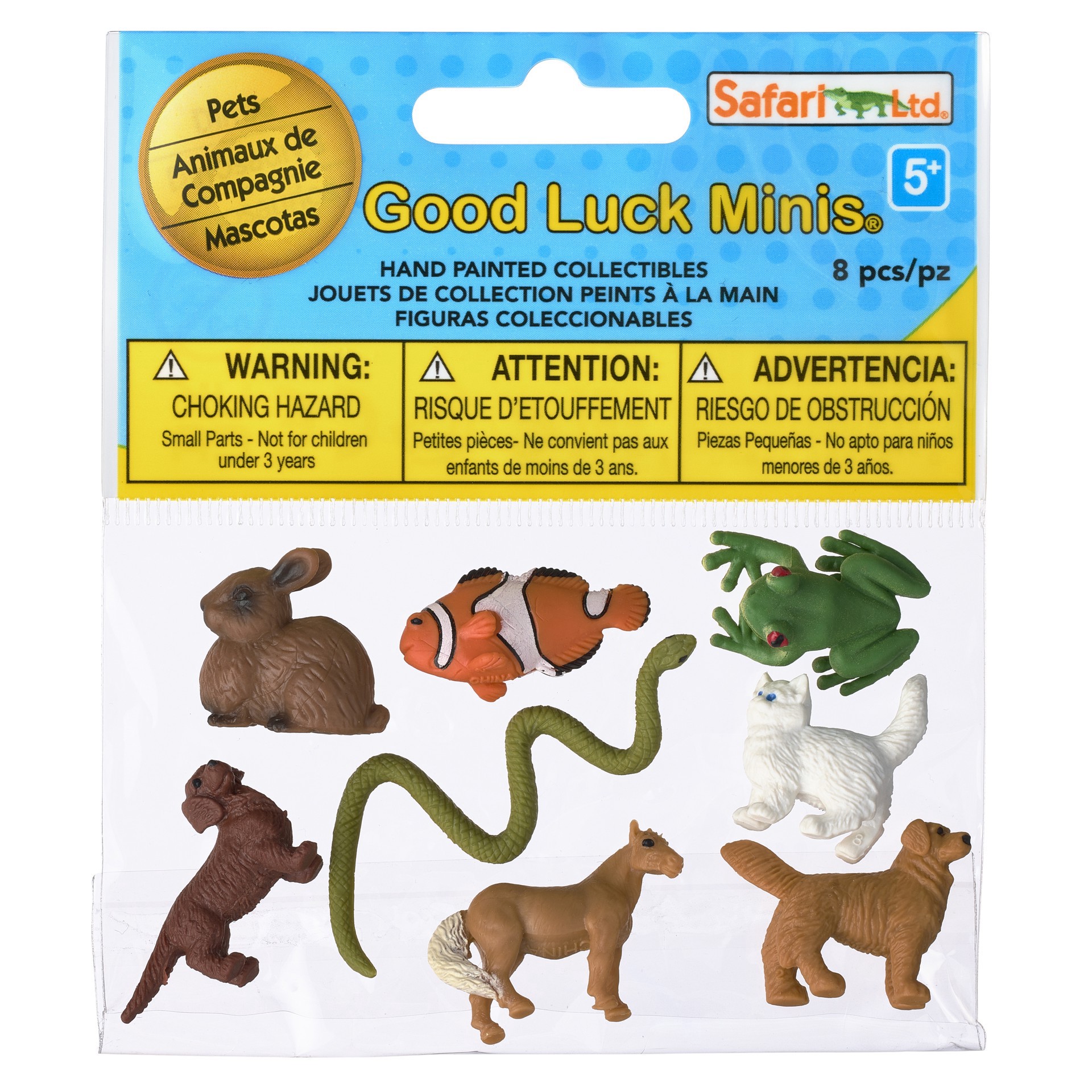 slide 2 of 5, Safari Ltd. Safari Ltd Good Luck Minis Pets Fun Pack, 4.02 in x 3.74 in x 0.39 in