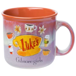 Silver Buffalo Sb Gilmore Girls Reactive Glaze 20 oz Ceramic Camper Mug