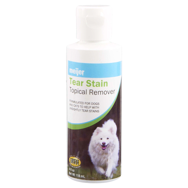 slide 1 of 1, Meijer Dog Tear Stain Remover Topical, 4 oz