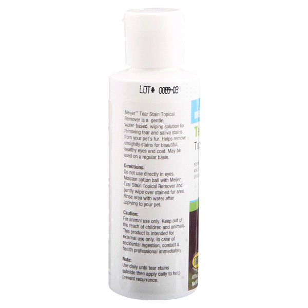 slide 8 of 9, Meijer Dog Tear Stain Remover Topical, 4 oz