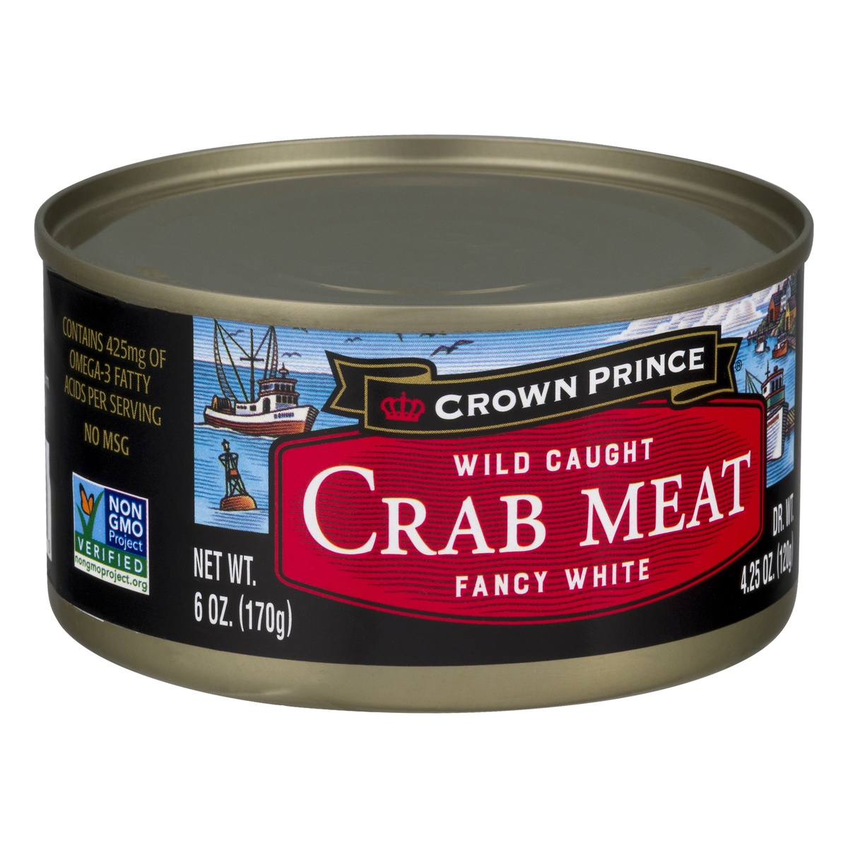 slide 8 of 10, Crown Prince Fancy White Crab Meat 6 oz, 6 oz