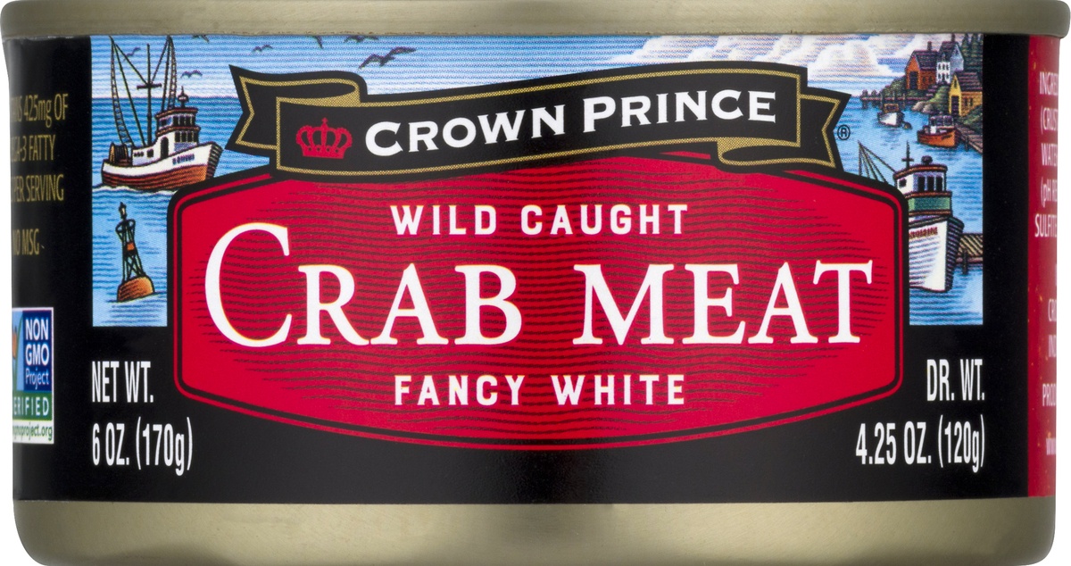 slide 9 of 10, Crown Prince Fancy White Crab Meat 6 oz, 6 oz