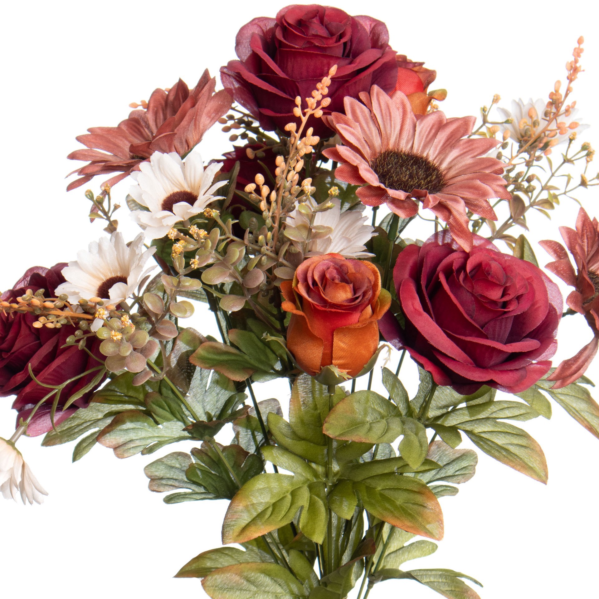 slide 2 of 3, 20" Rose, Sunflower & Daisy Mixed Deluxe Bush By Ashland, 20 in