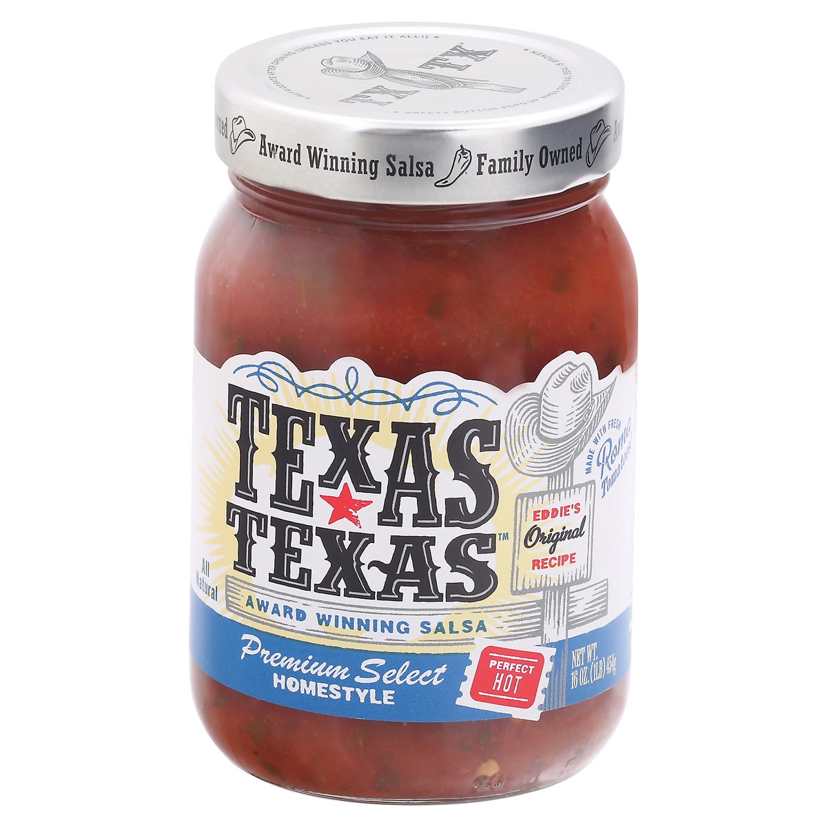 slide 5 of 12, Texas-Texas Perfect Hot Homestyle Salsa 16 oz, 16 oz