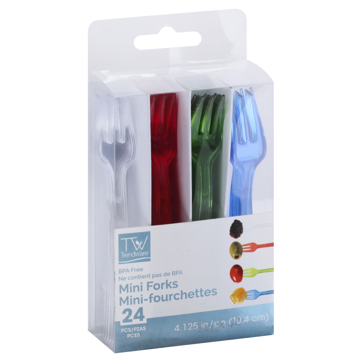 slide 2 of 10, TrendWare Mini Forks 24 ea, 24 ct