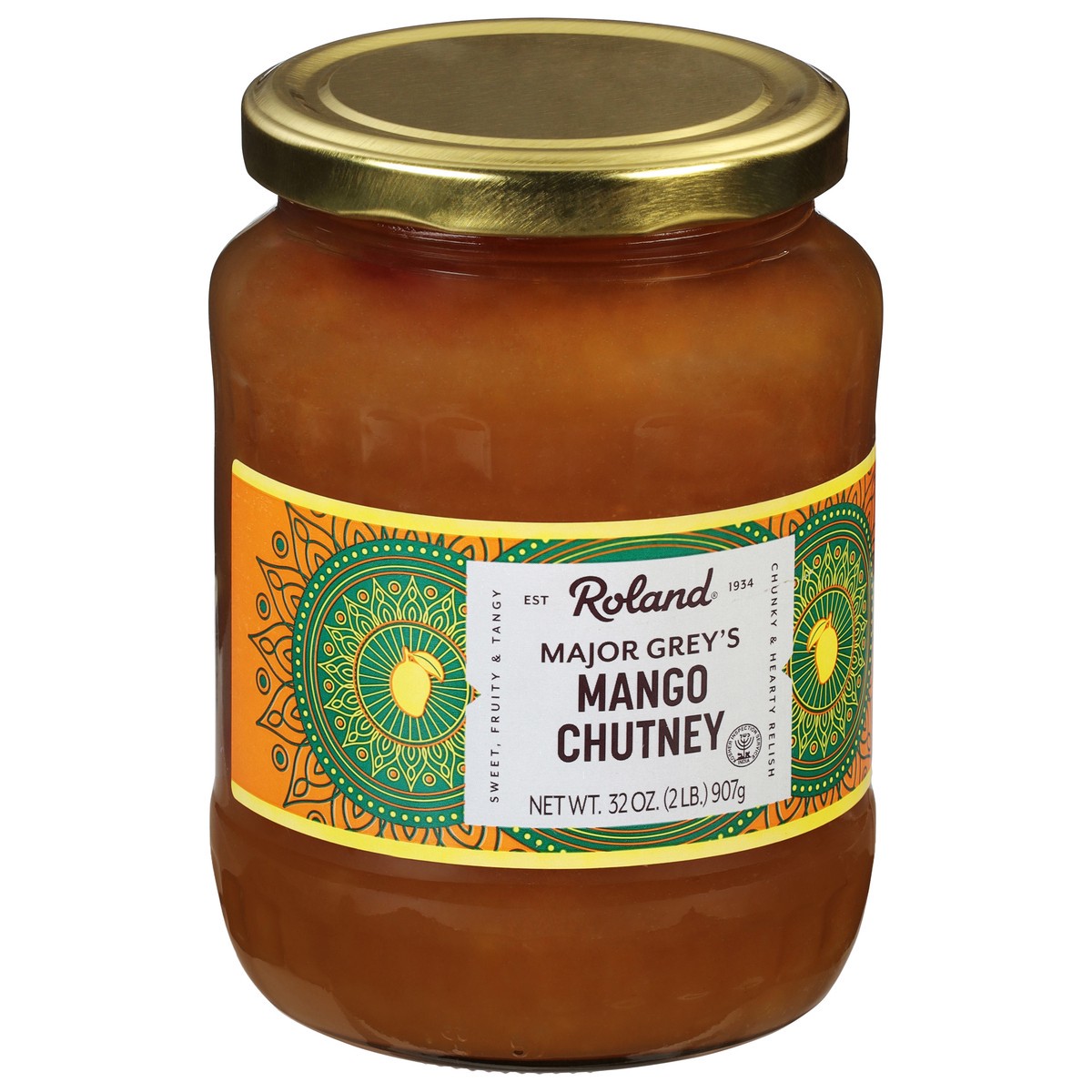 slide 4 of 9, Roland Major Grey's Mango Chutney 32 oz, 32 oz