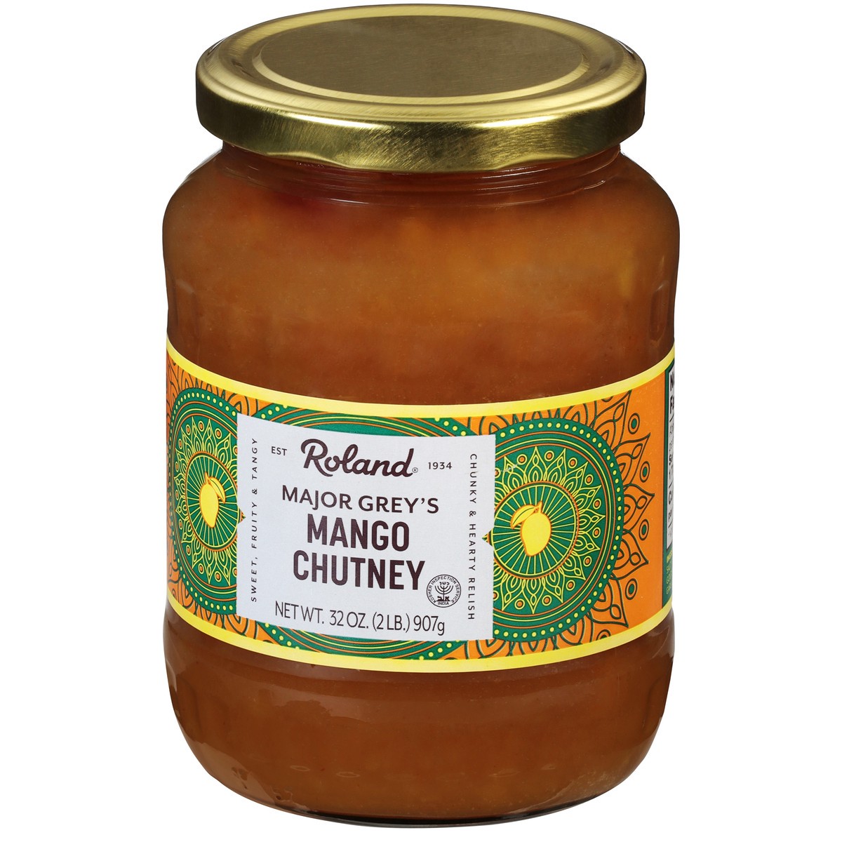 slide 6 of 9, Roland Major Grey's Mango Chutney 32 oz, 32 oz