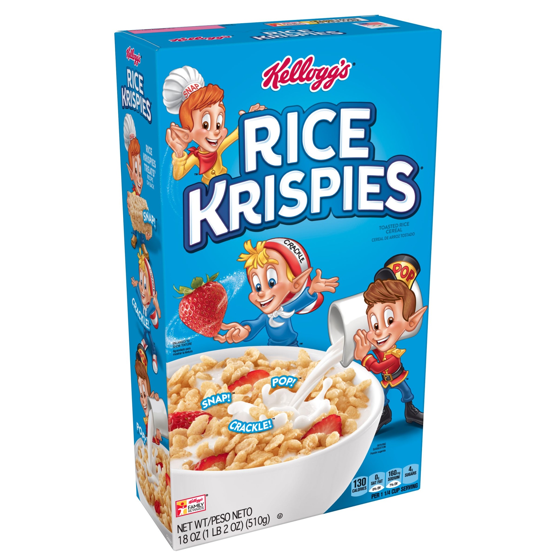 slide 1 of 7, Rice Krispies Cereal - Kellogg's, 18 oz