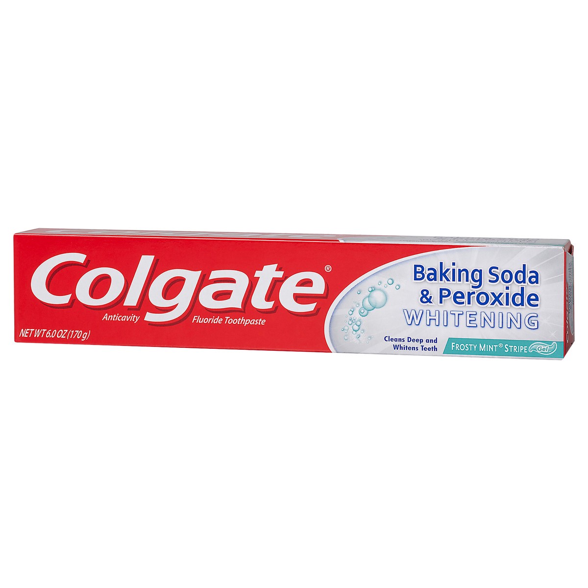 slide 7 of 8, Colgate Baking Soda and Peroxide Whitening Toothpaste, Frosty Mint - 6 ounce (6 Pack), 6 oz