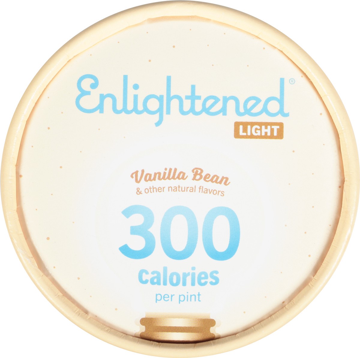 slide 5 of 9, Enlightened Light Vanilla Bean Ice Cream 1 pt Cup\Tub, 1 pint