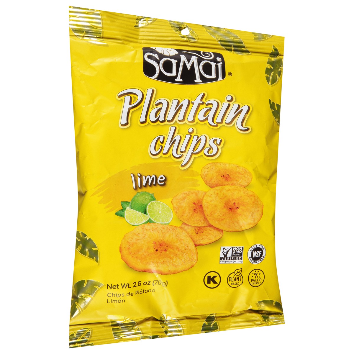 slide 4 of 9, Samai Lime Plantain Chips 2.5 oz, 2.5 oz