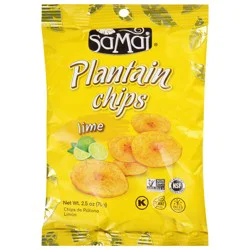 Samai Lime Plantain Chips 2.5 oz