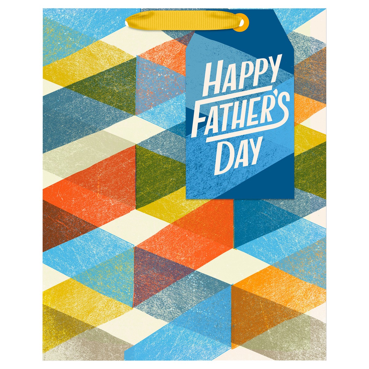 slide 4 of 6, Hallmark 13" Large Father's Day Gift Bag (Modern Plaid), 1 ct