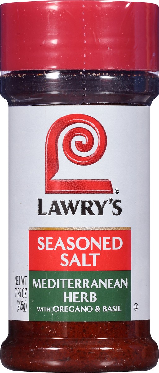 slide 7 of 8, Lawry's Lawrys Seasoned Salt, Mediterranean Herb, 7.25 Ounce, 7.25 oz