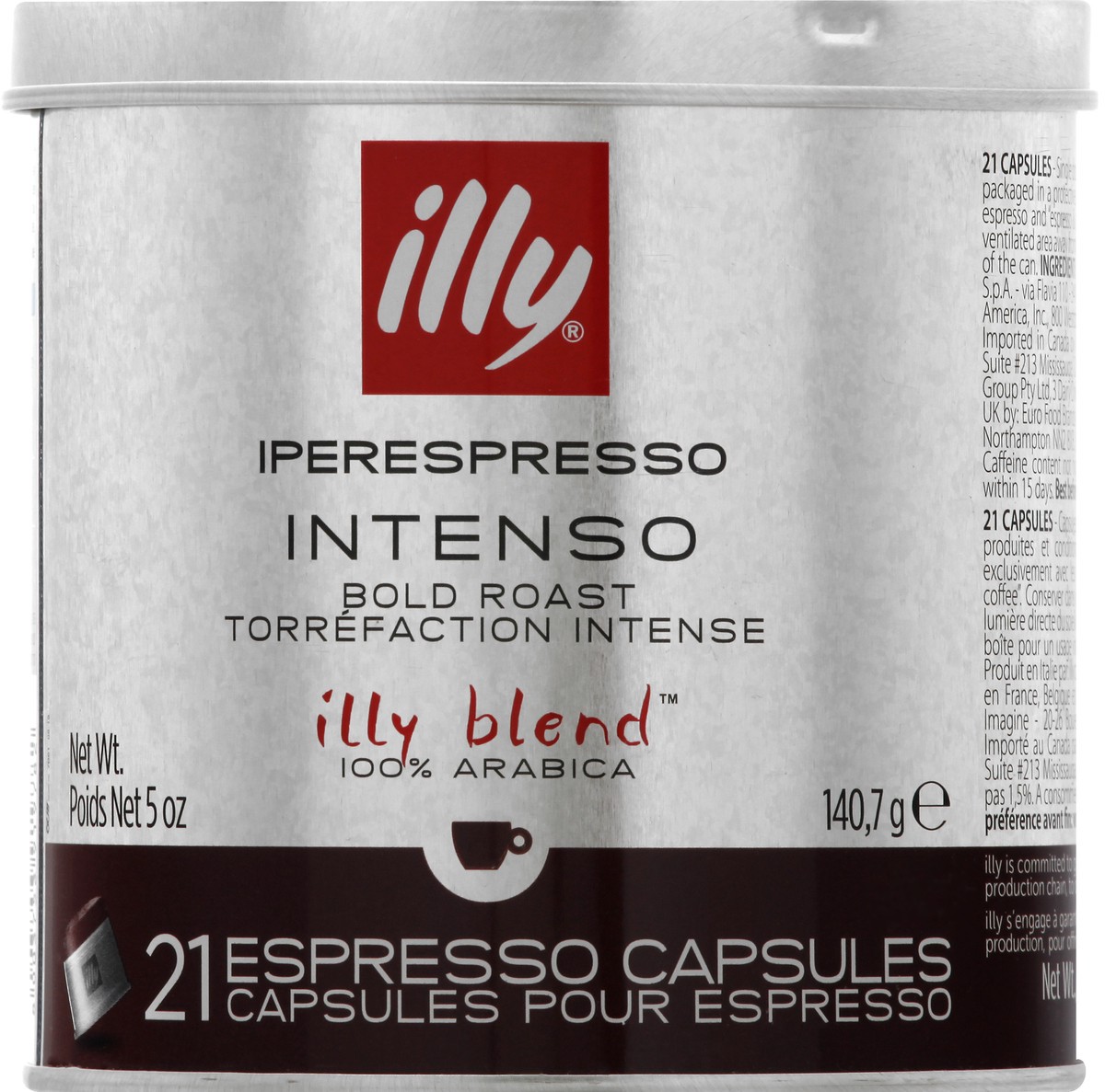 slide 5 of 12, illy Bold Roast Espresso Capsules illy Blend Coffee - 21 ct, 21 ct