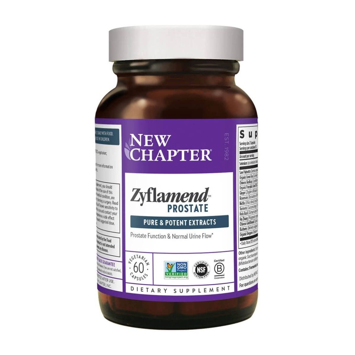 slide 1 of 1, New Chapter Zyflamend Prostate Capsules, 60 ct