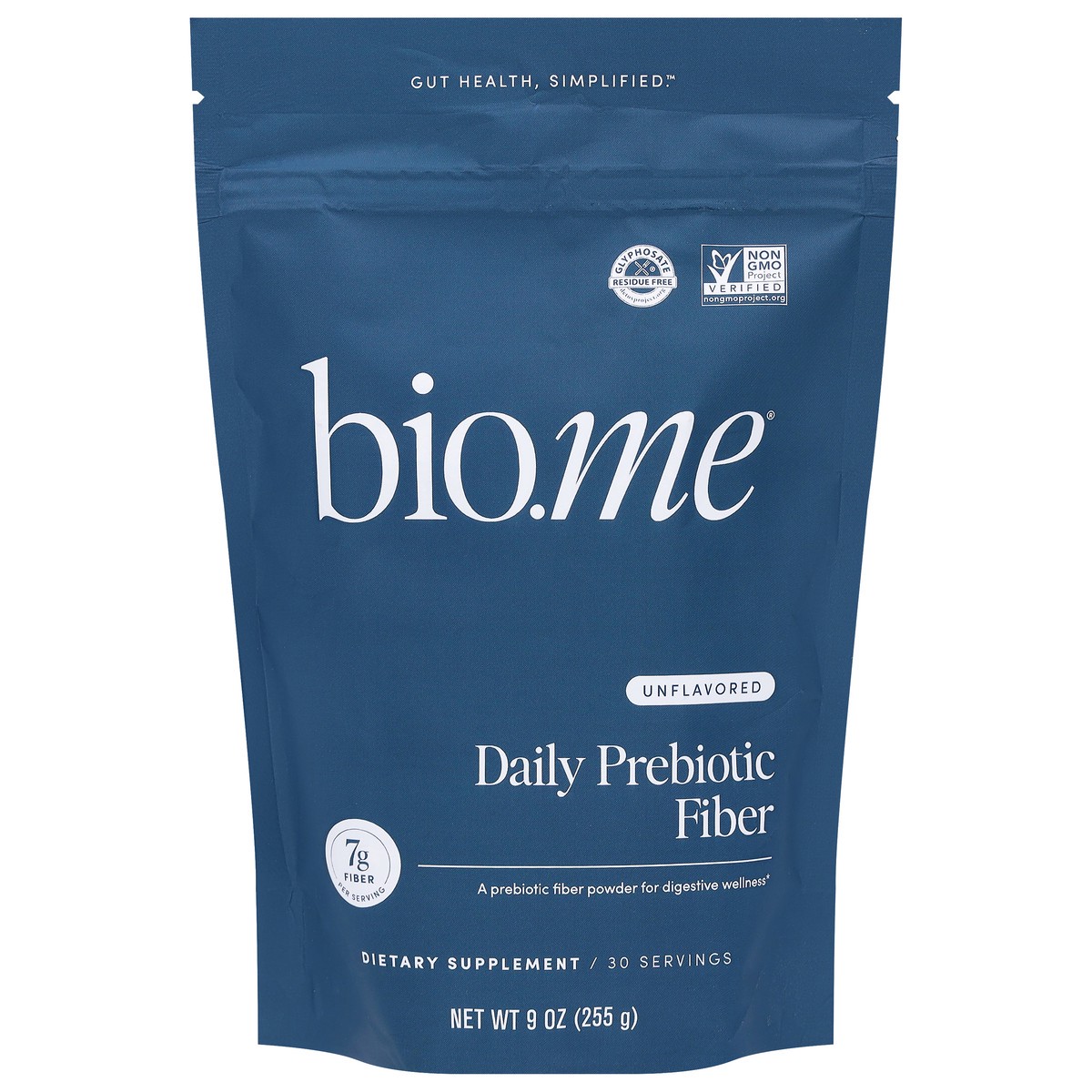 slide 1 of 13, Bio.me Daily Prebiotic Fiber, Unflavored, 30 Servings, 9 oz