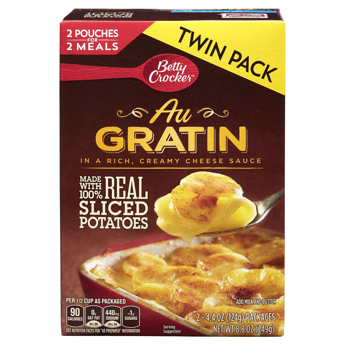 slide 1 of 1, Betty Crocker Au Gratin Potatoes Twin Pack, 8.8 oz