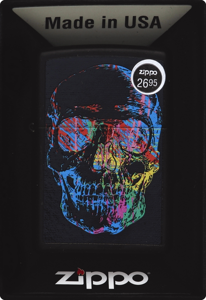slide 1 of 1, Zippo Zippo Lighter Skull 26.95, 1 ct