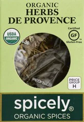 Spicely Organic Spices Herbs De Provence 0.1 oz