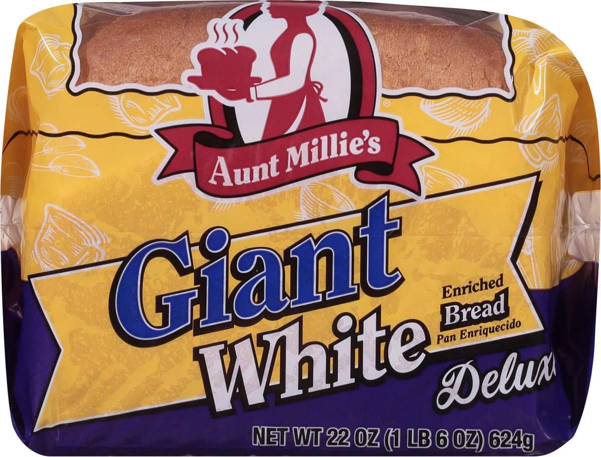 slide 6 of 9, Aunt Millie's Giant White Bread 22 oz, 24 oz