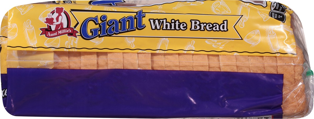 slide 9 of 9, Aunt Millie's Giant White Bread 22 oz, 24 oz