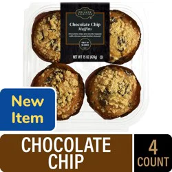 Private Selection Chocolate Chip Muffins