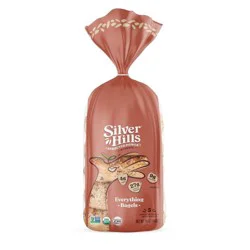 Silver Hills Bakery Organic Sprouted Power Bagels - Everything - 14 oz / 5 ct