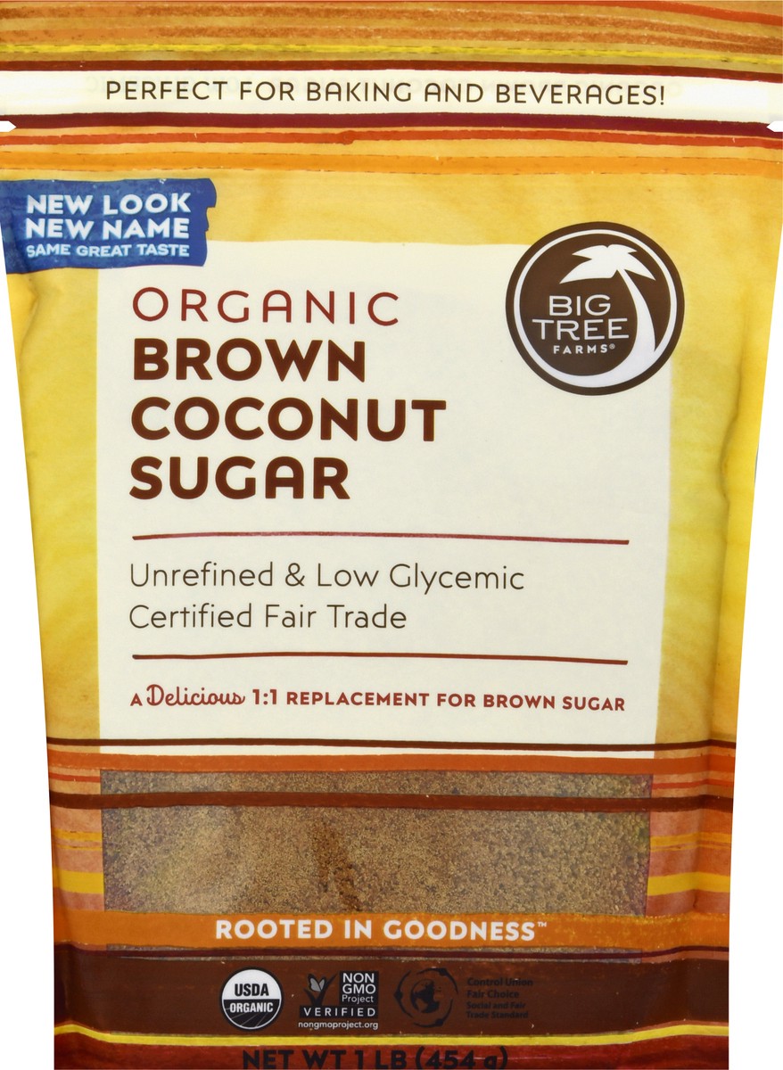 slide 9 of 12, Big Tree Farms Organic Brown Coconut Sugar, 16 oz