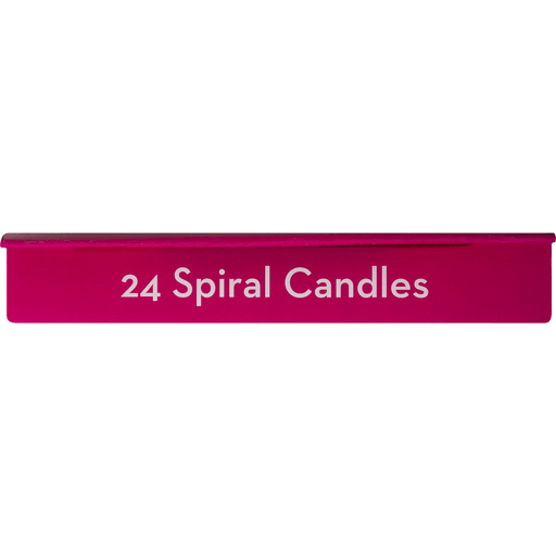 slide 6 of 8, DecoPac White Spiral Candles, 24 ct