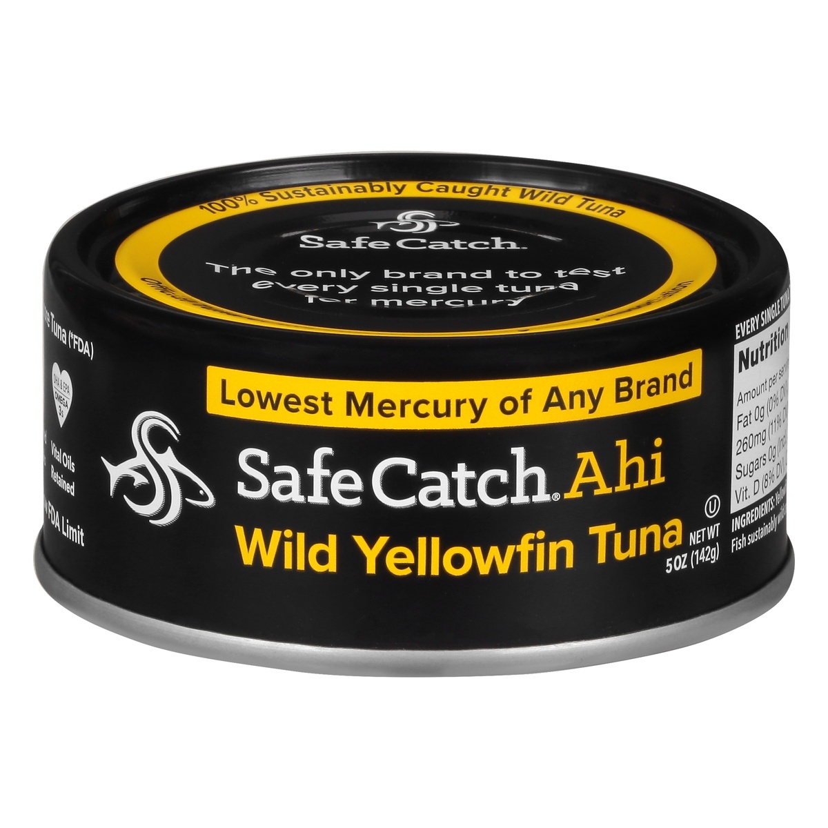 slide 1 of 1, Safe Catch Tuna - Ahi Wild Yellowfin, 