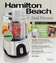 Hamilton Beach Food Processor 1 ea