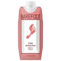 Barefoot Pink Moscato Wine Tetra 500ml