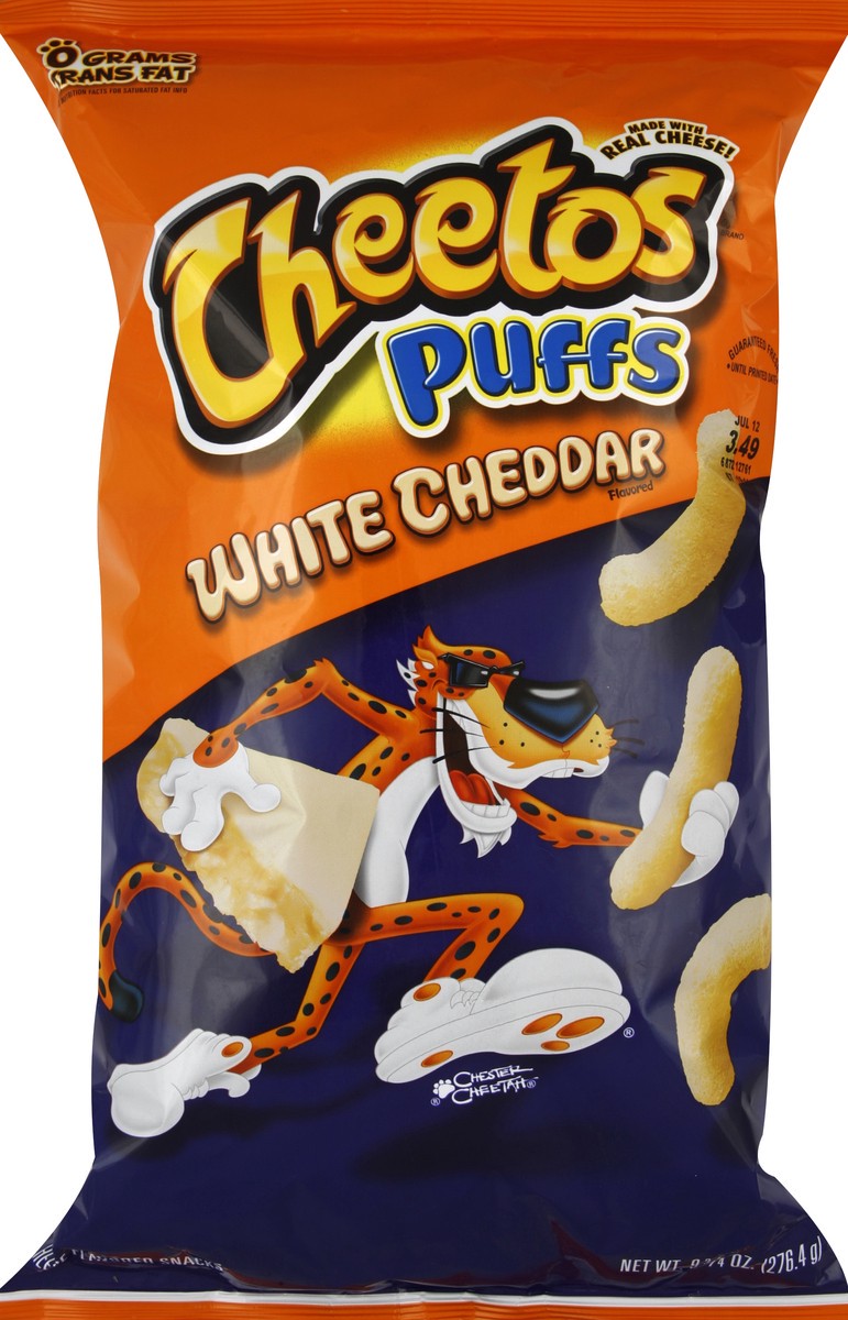 slide 5 of 6, Cheetos Puffs White Cheddar, 9.75 oz