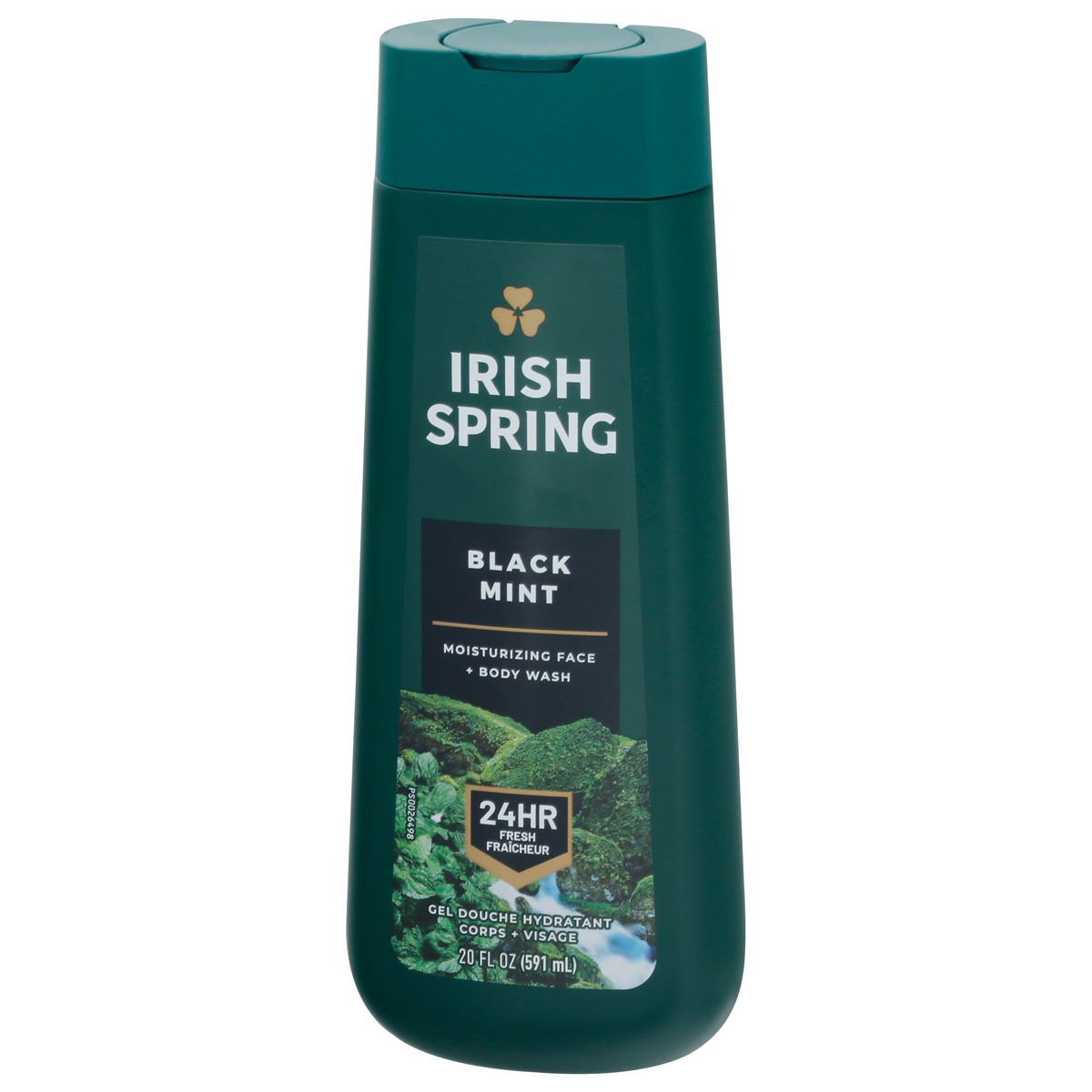 slide 13 of 13, Irish Spring Black Mint Moisturizing Face + Body Wash 20 fl oz, 20 fl oz